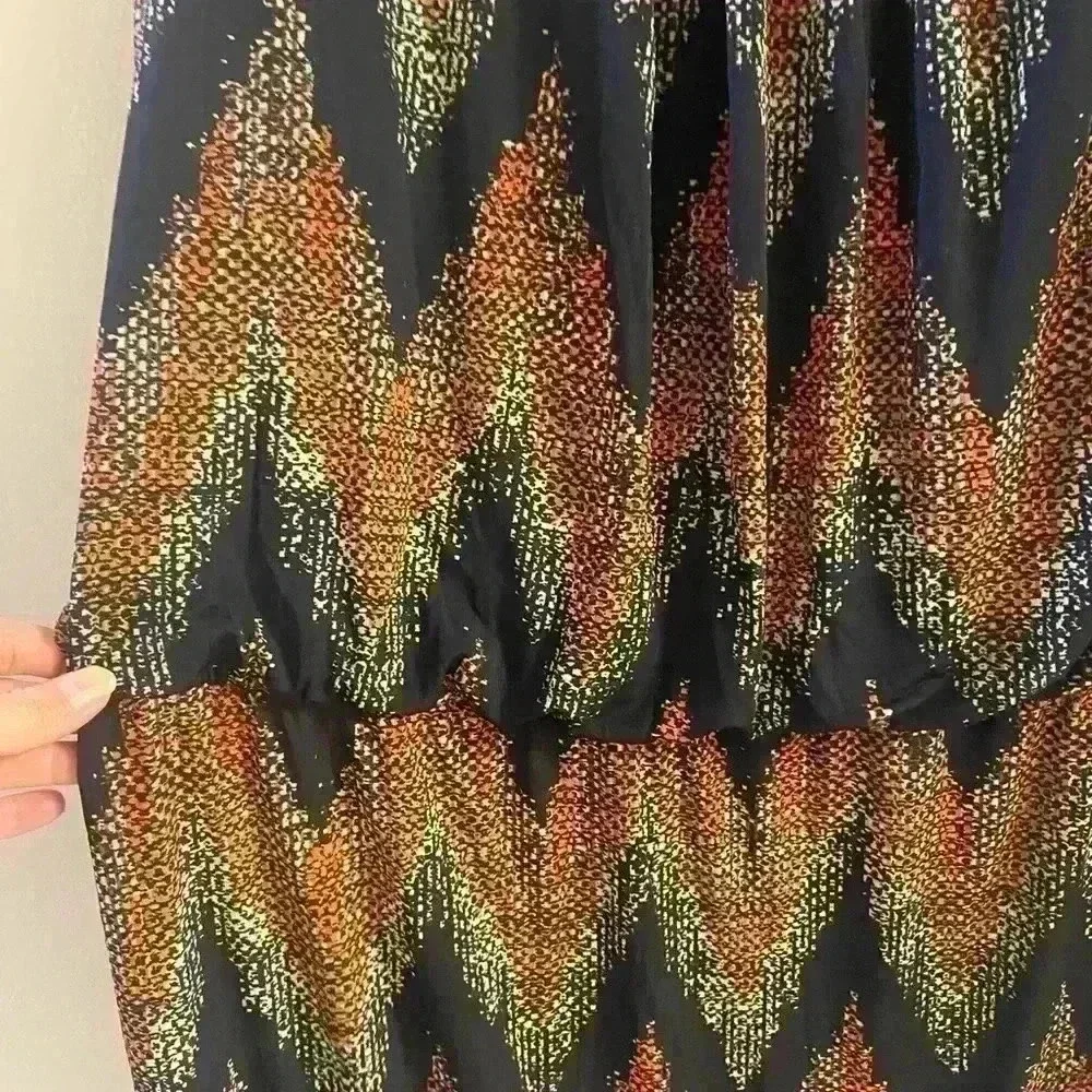 Connected‎ Apparel black/cinnamon midi length long sleeves dress. 24W. NWT